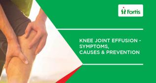 knee joint effusion causes