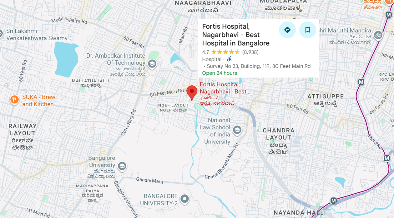 Fortis Hospital, Nagarbhavi