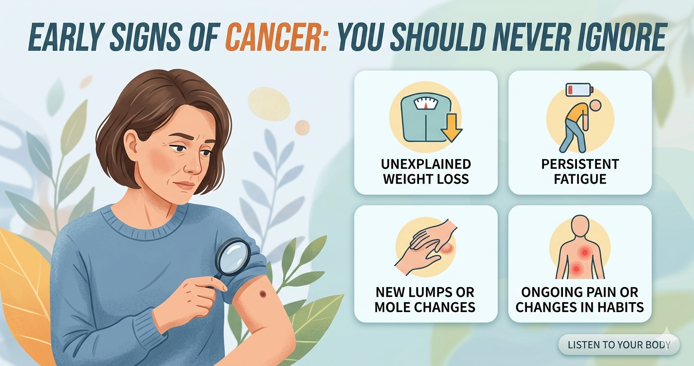 Early Signs of Cancer You Should Never Ignore | Fortis Healthcare