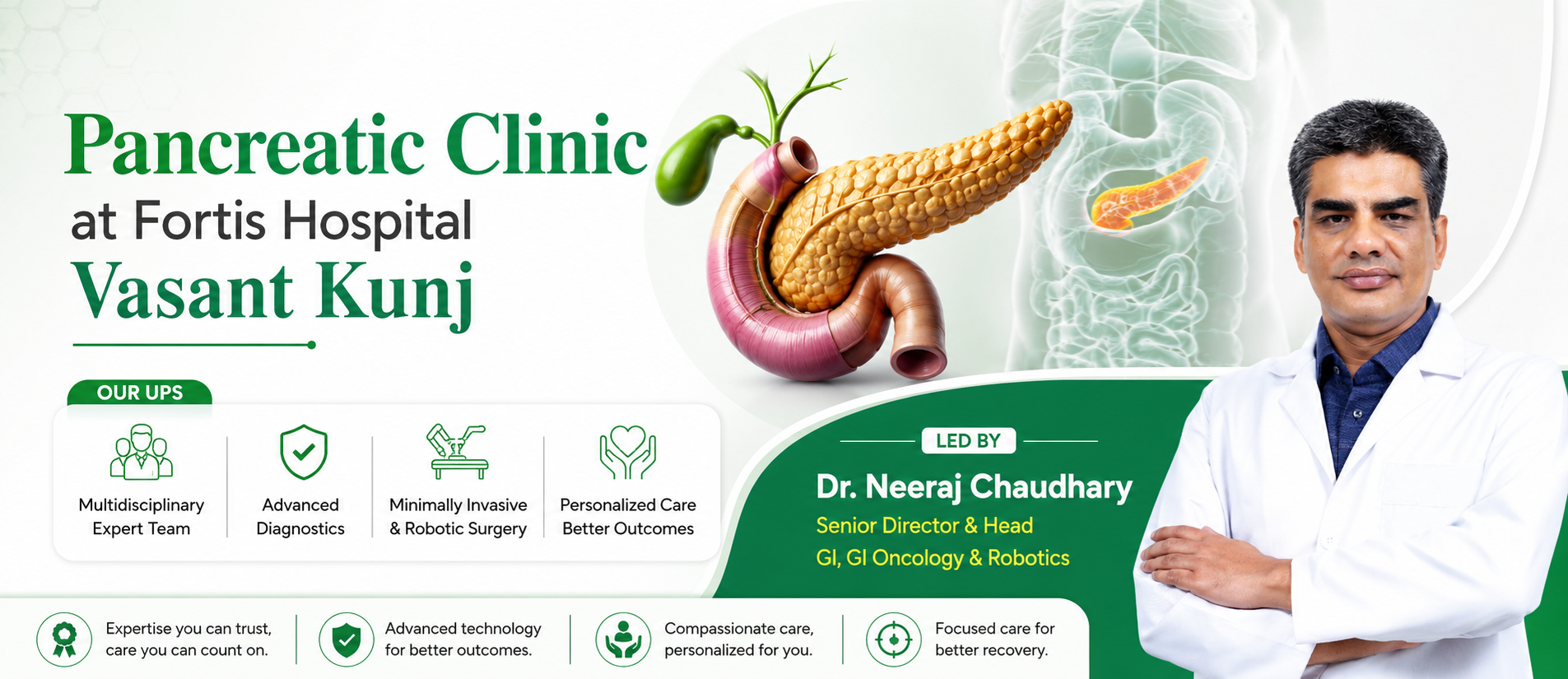 Pancreatic Clinic at Fortis Hospital Vasant Kunj