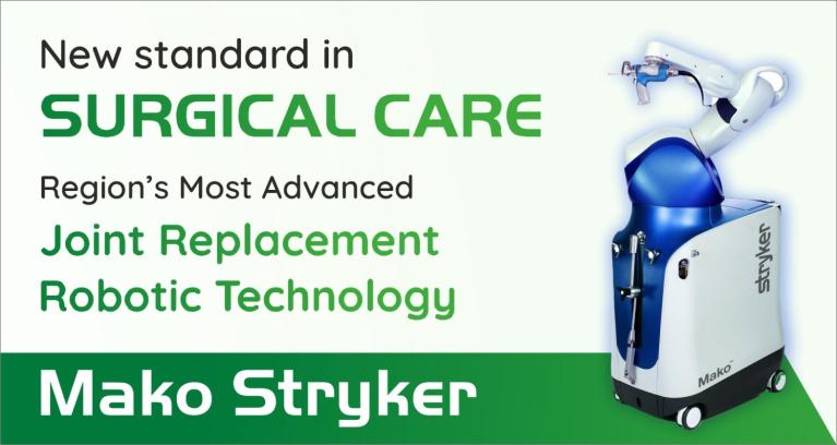 Region's Most Advanced Joint Replacement Robotic Technology