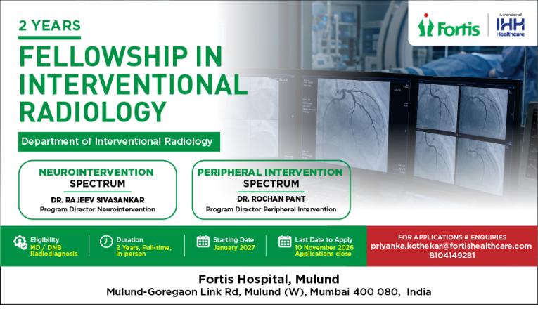 Fellowship Programme in Interventional Radiology