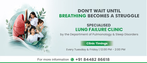 Lung Failure Clinic led by Dr Vikas Maurya at Fortis Hospital Shalimar Bagh