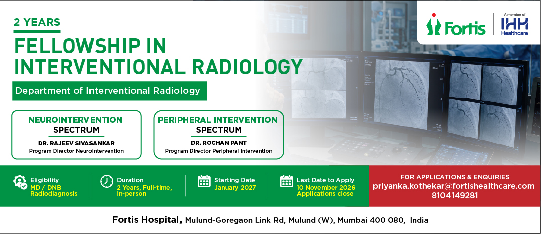 Fellowship Programme in Interventional Radiology