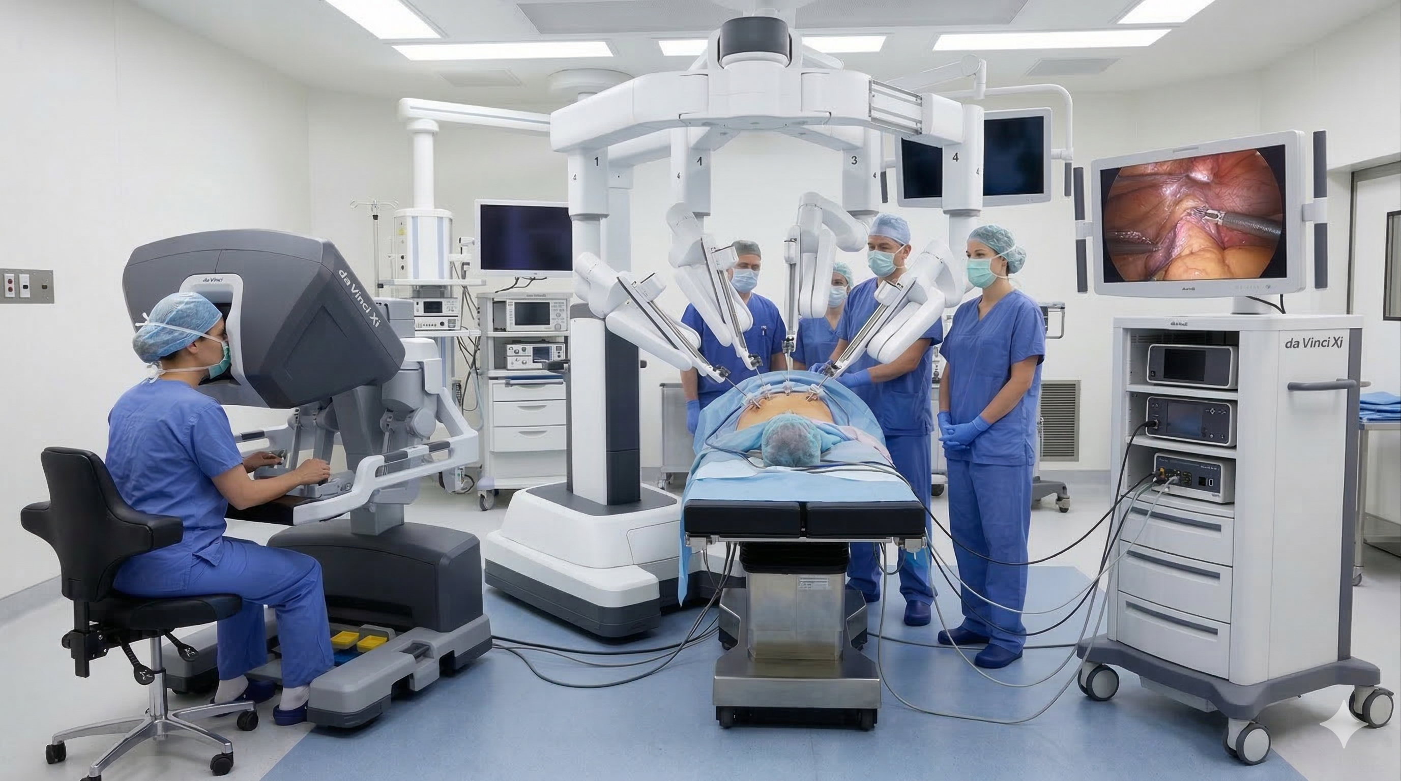 Dr Swapna doing the surgery