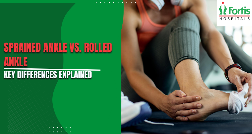 Sprained Ankle vs. Rolled Ankle