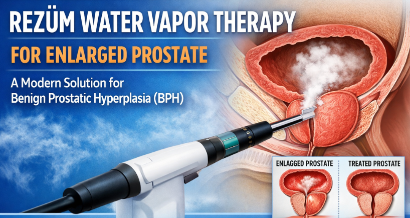 REZUM WATER VAPOR THERAPY FOR ENLARGED PROSTATE