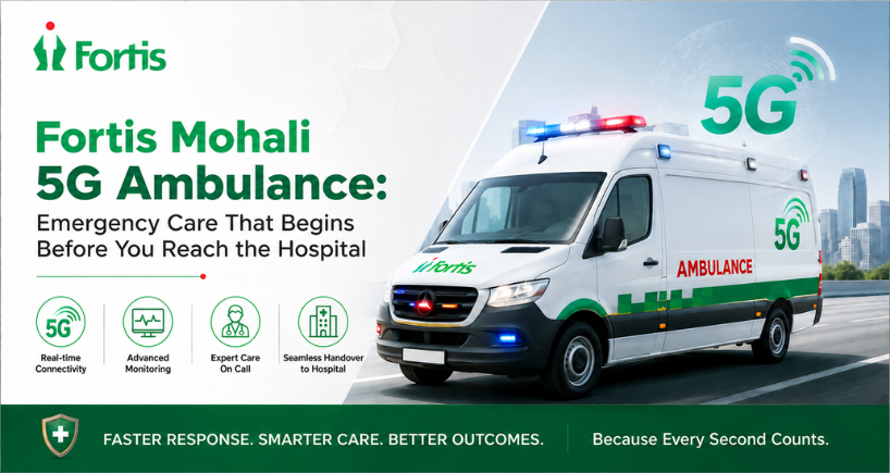 fortis mohali 5g ambulance services