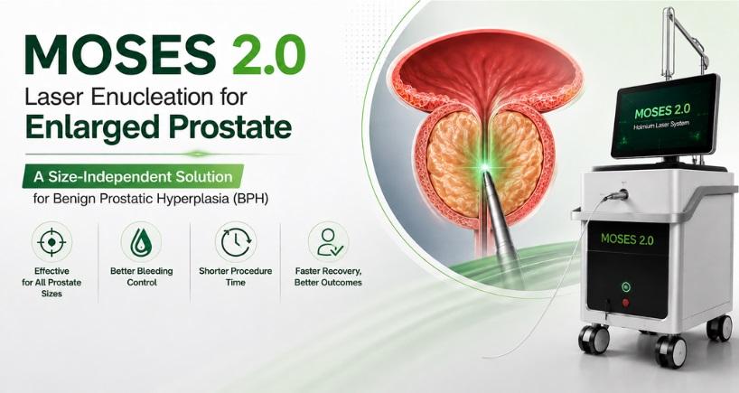 MOSES 2.0 Laser Enucleation for Enlarged Prostate — A Size-Independent Solution for Benign Prostatic Hyperplasia (BPH)