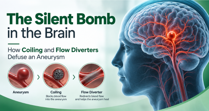 The Silent Bomb in the Brain: How Coiling and Flow Diverters Defuse an Aneurysm