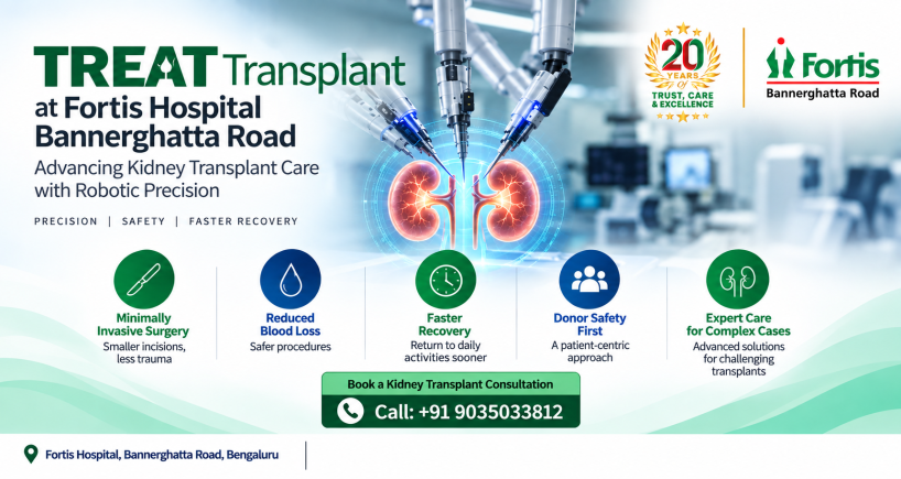TREAT Transplant at Fortis Hospital Bannerghatta Road
