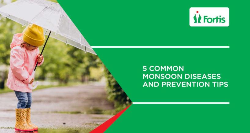 5 Common Monsoon Diseases and Prevention Tips