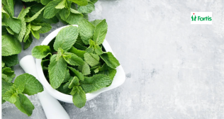 mint leaves for glowing skin