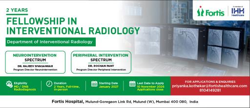 Fellowship Programme in Interventional Radiology