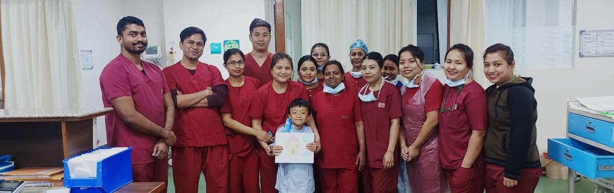 Bhutanese Boy Has a Successful Thoracic Operation For A Foreign Body In Left Lower Lung