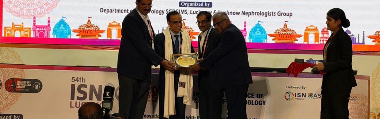 Dr. Sanjeev Gulati, our Chairman of Nephrology & Kidney Transplant  VN Acharya has been awarded the prestigious Award at the ISNCON 2025 54th  National Conference. 