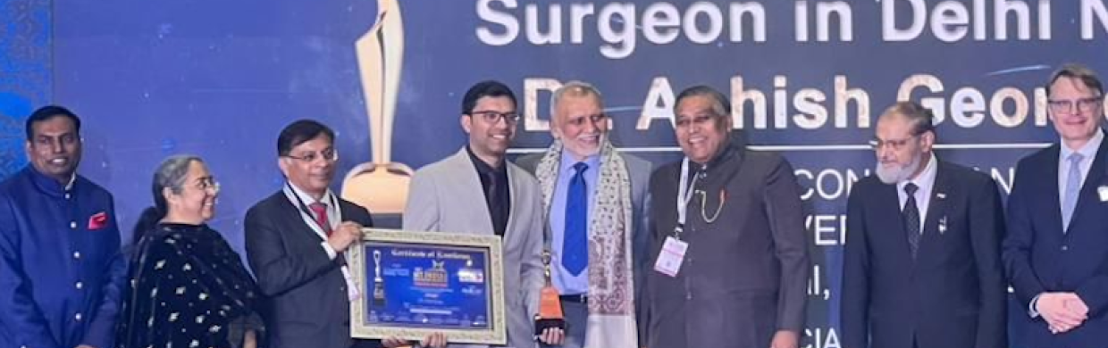 Dr. Ashish George has been recognised as the Best Liver Transplant Surgeon in Delhi NCR
