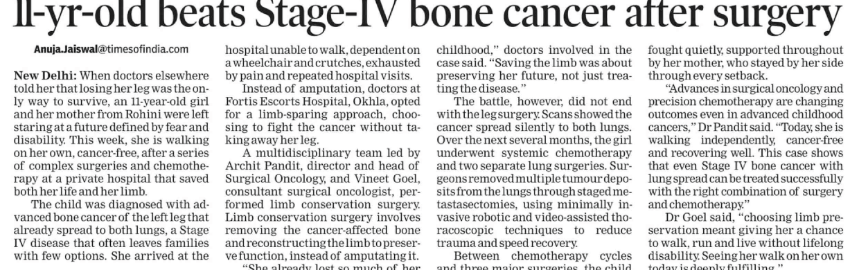 Limb-Saving Surgery