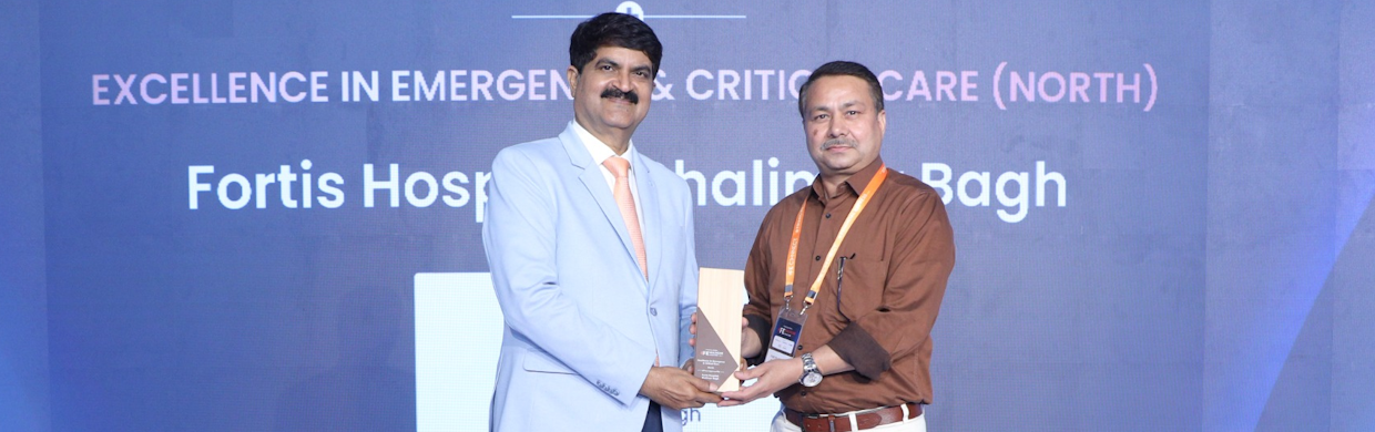 Excellence in Emergency & Critical Care - Fortis Hospital Shalimar Bagh by FE Healthcare Awards 2026