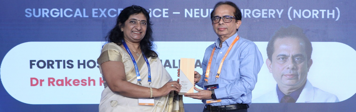 Specialist of the Year - Neurosurgery - Dr Rakesh Dua - FE Healthcare Awards 2026, Fortis Hospital Shalimar Bagh