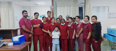Bhutanese Boy Has a Successful Thoracic Operation For A Foreign Body In Left Lower Lung