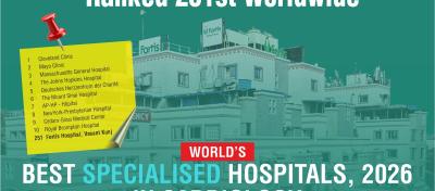  ‘World’s Best Specialized Hospitals 2026’ list, underscoring its 162nd Rank in Cardiology