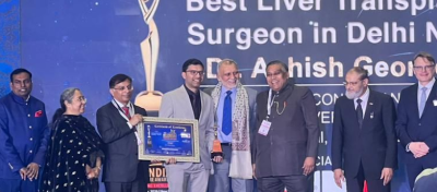 Dr. Ashish George has been recognised as the Best Liver Transplant Surgeon in Delhi NCR