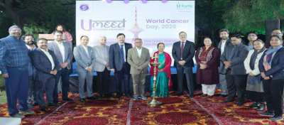 On World Cancer Day 2026, Fortis Hospital, Shalimar Bagh, in partnership with Prasar Bharati, illuminated Delhi’s tallest landmark — the iconic Pitampura TV Tower — in purple, the global colour of cancer awareness.