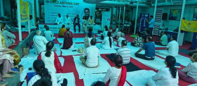 World Asthma Day, Fortis Flt. Lt. Rajan Dhall Hospital organized a special awareness program