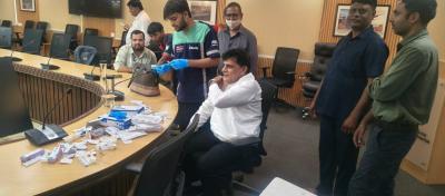 Flu Vaccination Drive for employees of the Central Warehousing Corporation (CWC), a Public Sector Undertaking (PSU)